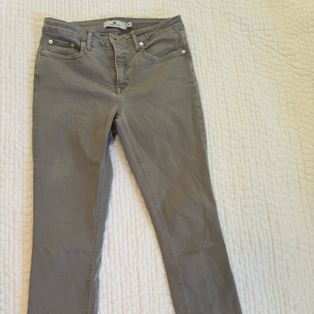 Vineyard Vines Women's Skinny Jeans in Light Gray